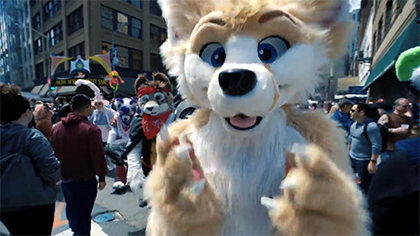 Furries at How Weird Street Faire